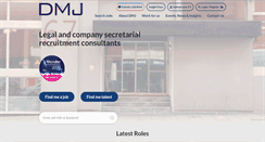 Desktop Screenshot of dmjrecruitment.com